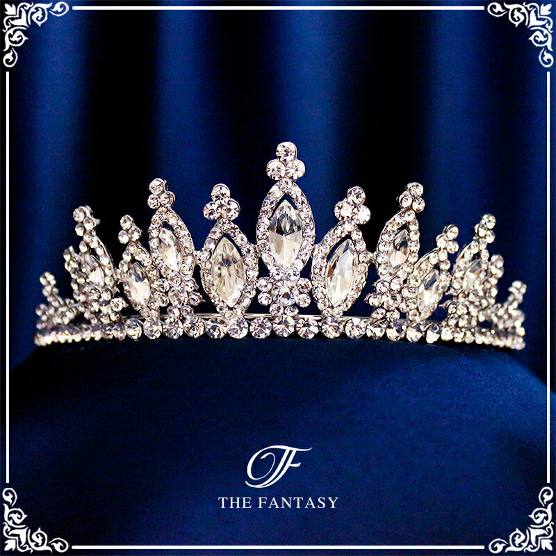 ティアラ 結婚式 ウエディング 披露宴 ブライダル tiara 花嫁 髪飾り 在庫一掃セールプレゼント 贈呈対象 ft8044sr