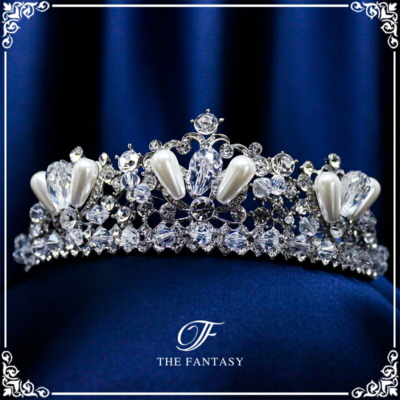 ティアラ 結婚式 ウエディング 披露宴 ブライダル tiara 花嫁 髪飾り 在庫一掃セールかわいい タトゥーシール 贈呈中 ft8119plsr