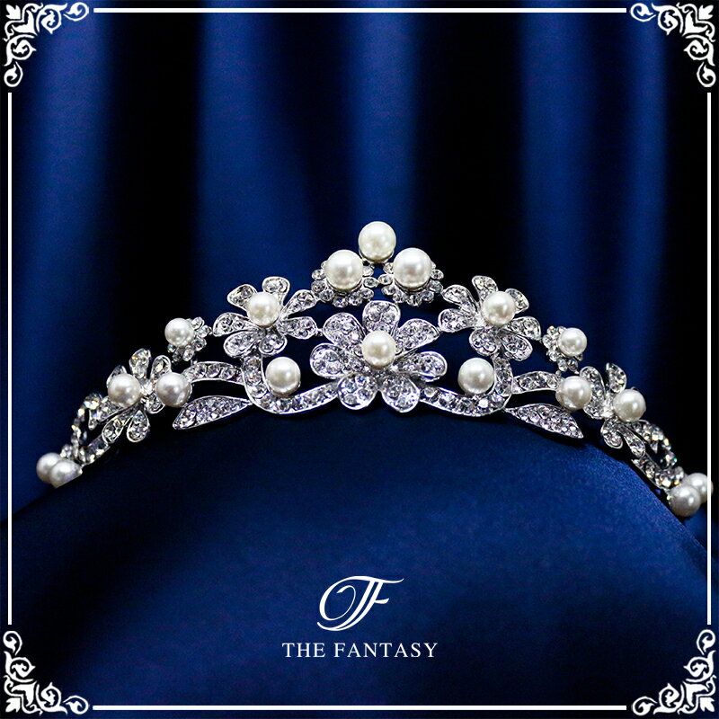 ティアラ 結婚式 ウエディング 披露宴 ブライダル tiara 花嫁 髪飾り 在庫一掃セールかわいい タトゥーシール 贈呈中 ft8122plsr