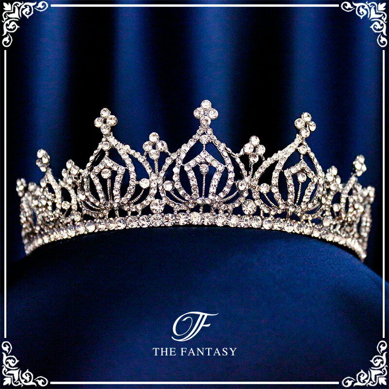 ティアラ 結婚式 ウエディング 披露宴 ブライダル tiara 花嫁 髪飾り 在庫一掃セールかわいい タトゥーシール 贈呈中 ft9005sr