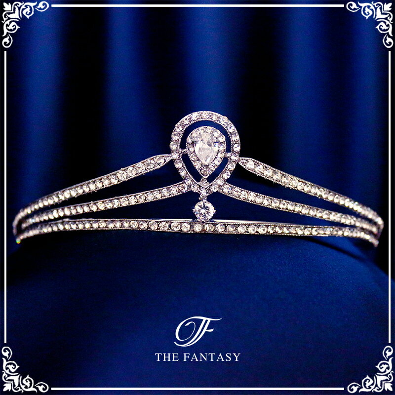 ティアラ 結婚式 ウエディング 披露宴 ブライダル tiara 花嫁 髪飾り 在庫一掃セールかわいい タトゥーシール 贈呈中 ft9010sr
