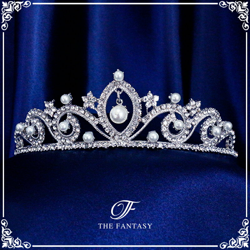 ティアラ 結婚式 ウエディング 披露宴 ブライダル tiara 花嫁 髪飾り 在庫一掃セールかわいい タトゥーシール 贈呈中 ft9017plsr
