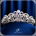 スワロフスキーティアラ ティアラ 結婚式 ウエディング 披露宴 ブライダル tiara 花嫁 髪飾り ft9027sr