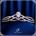 スワロフスキーティアラ ティアラ 結婚式 ウエディング 披露宴 ブライダル tiara 花嫁 髪飾り ft9030sr