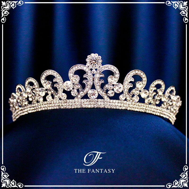 ティアラ 結婚式 ウエディング 披露宴 ブライダル tiara 花嫁 髪飾り 在庫一掃セールかわいい タトゥーシール 贈呈中 ft9034sr