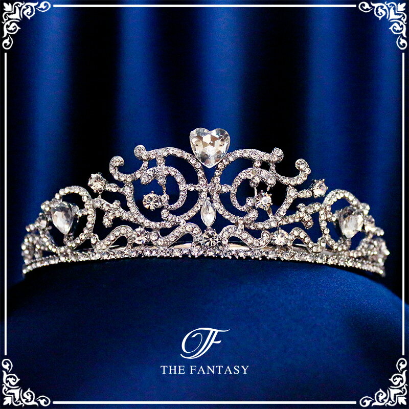 ティアラ 結婚式 ウエディング 披露宴 ブライダル tiara 花嫁 髪飾り 在庫一掃セールかわいい タトゥーシール 贈呈中 ft9035sr