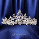 スワロフスキーティアラ ティアラ 結婚式 ウエディング 披露宴 ブライダル tiara 花嫁 髪飾り ft9058plsr