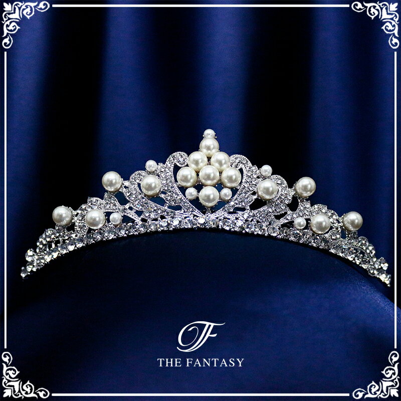 ティアラ 結婚式 ウエディング 披露宴 ブライダル tiara 花嫁 髪飾り 在庫一掃セールかわいい タトゥーシール 贈呈中 ft9059plsr