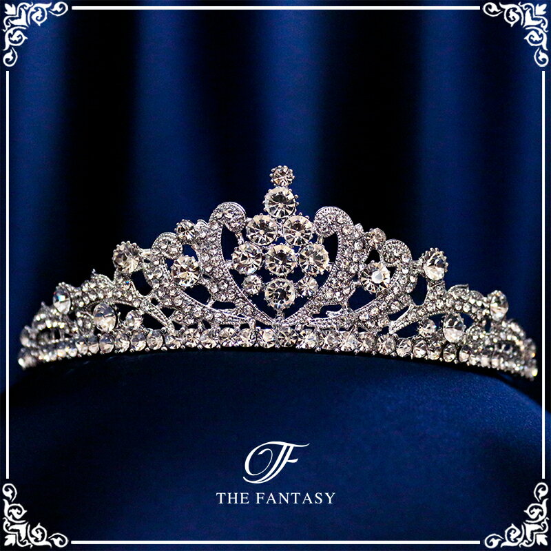 ティアラ 結婚式 ウエディング 披露宴 ブライダル tiara 花嫁 髪飾り 在庫一掃セールかわいい タトゥーシール 贈呈中 ft9059sr