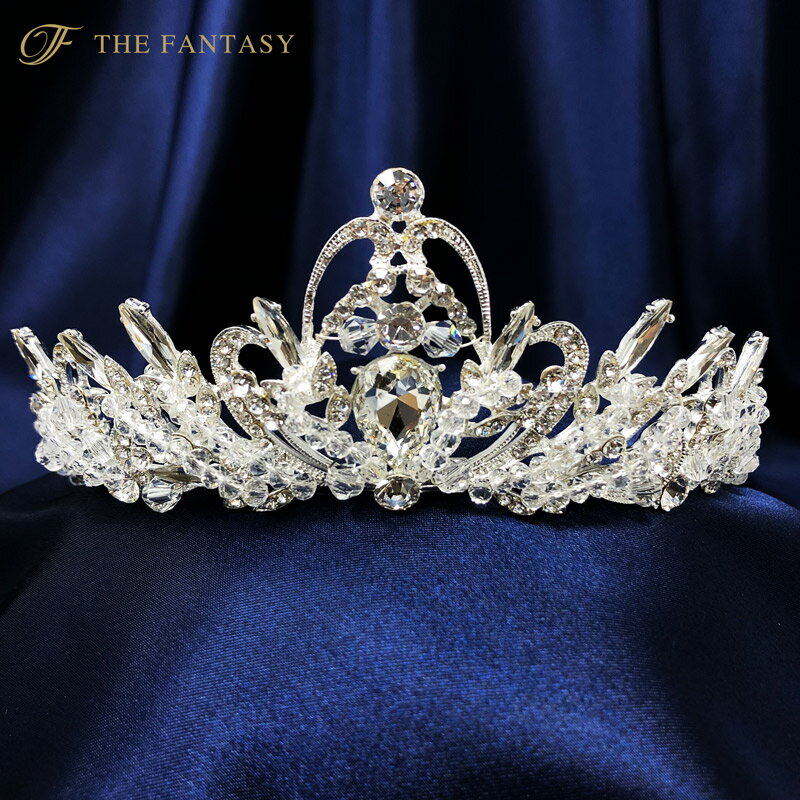 ティアラ 結婚式 ウエディング 披露宴 ブライダル tiara 花嫁 髪飾り 在庫一掃セールかわいい タトゥーシール 贈呈中 ft9069sr