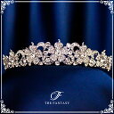 スワロフスキーティアラ ティアラ 結婚式 ウエディング 披露宴 ブライダル tiara 花嫁 髪飾り ft9073sr