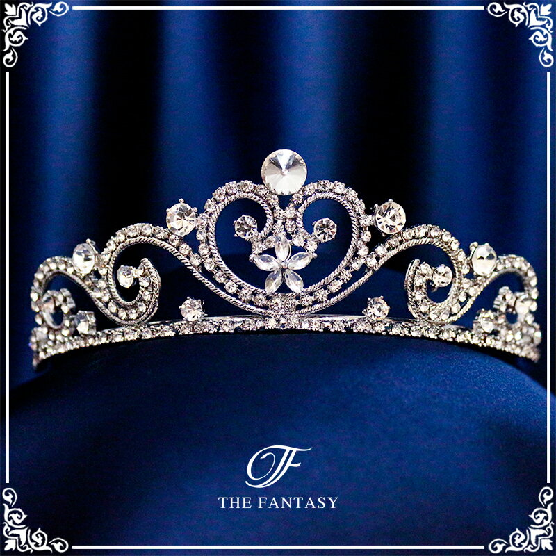 ティアラ 結婚式 ウエディング 披露宴 ブライダル tiara 花嫁 髪飾り 在庫一掃セールかわいい タトゥーシール 贈呈中 ft9078sr