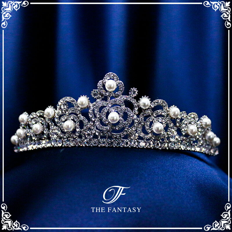 ティアラ 結婚式 ウエディング 披露宴 ブライダル tiara 花嫁 髪飾り 在庫一掃セールかわいい タトゥーシール 贈呈中 ft9084plsr