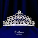 スワロフスキーティアラ ティアラ 結婚式 ウエディング 披露宴 ブライダル tiara 花嫁 髪飾り ft9112sr