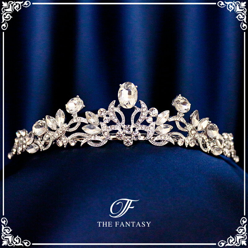 ティアラ 結婚式 ウエディング 披露宴 ブライダル tiara 花嫁 髪飾り 在庫一掃セールかわいい タトゥーシール 贈呈中 ft9116sr