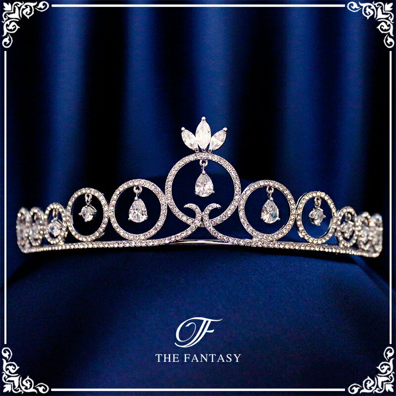 ティアラ 結婚式 ウエディング 披露宴 ブライダル tiara 花嫁 髪飾り 在庫一掃セールかわいい タトゥーシール 贈呈中 ft9117sr