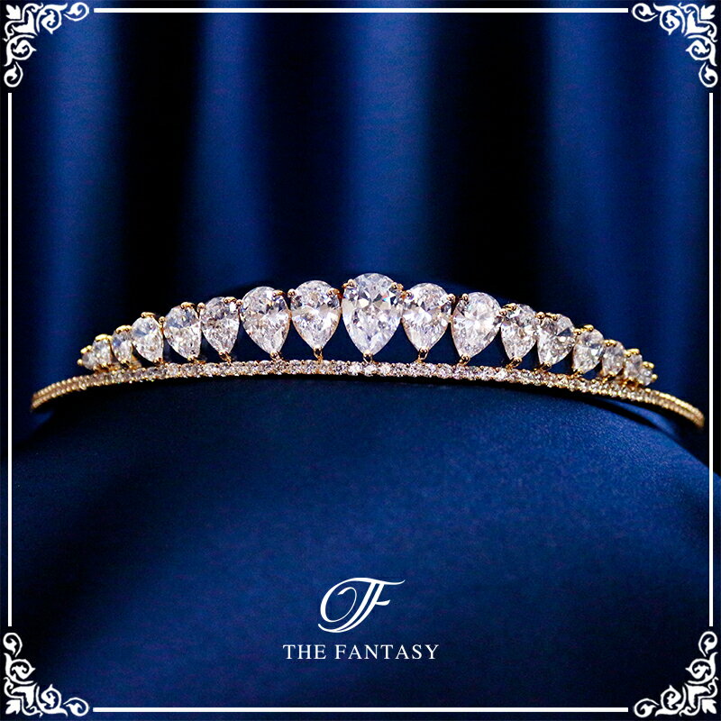 ティアラ 結婚式 ウエディング 披露宴 ブライダル tiara 花嫁 髪飾り 在庫一掃セールかわいい タトゥーシール 贈呈中 ft9211gd