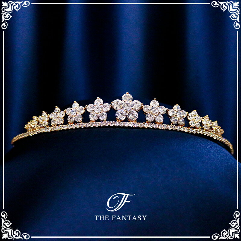 ティアラ 結婚式 ウエディング 披露宴 ブライダル tiara 花嫁 髪飾り 在庫一掃セールプレゼント 贈呈中 ft9217gd