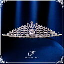 スワロフスキーティアラ ティアラ 結婚式 ウエディング 披露宴 ブライダル tiara 花嫁 髪飾り ft9218sr