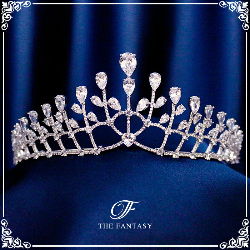 ティアラ 結婚式 ウエディング 披露宴 ブライダル tiara 花嫁 髪飾り 在庫一掃セールプレゼント 贈呈中 ft9234sr