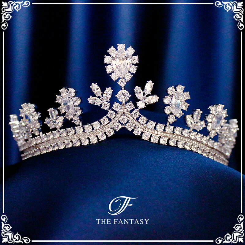 ティアラ 結婚式 ウエディング 披露宴 ブライダル tiara 花嫁 髪飾り 在庫一掃セールプレゼント 贈呈中 ft9237sr