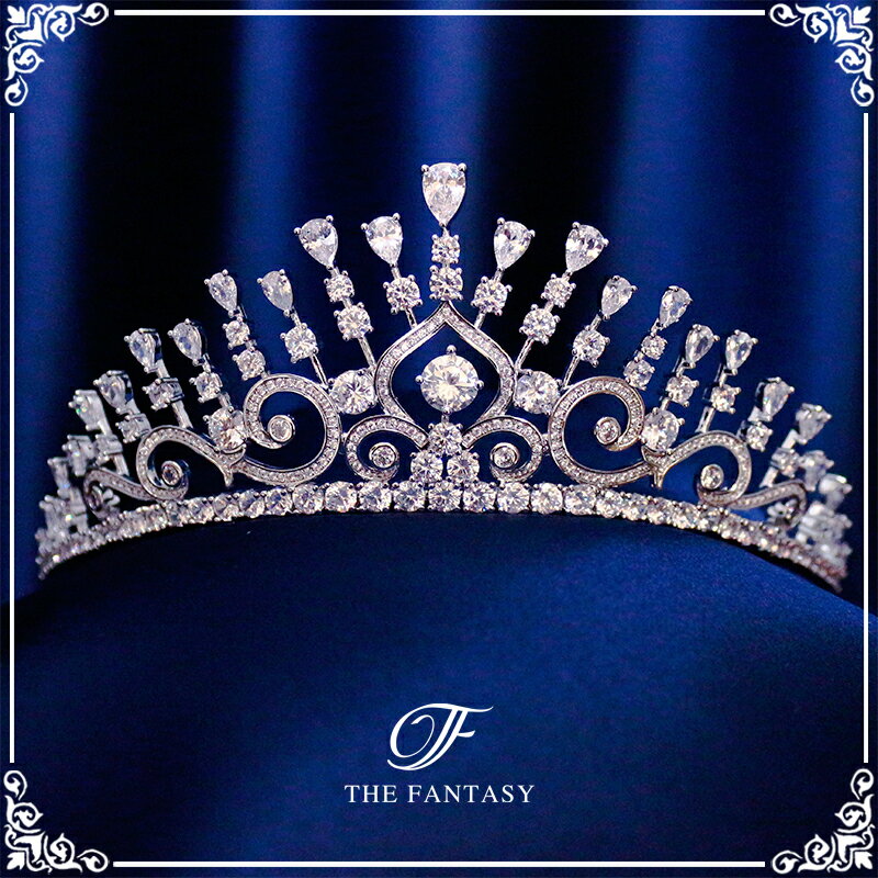 ティアラ 結婚式 ウエディング 披露宴 ブライダル tiara 花嫁 髪飾り 在庫一掃セールプレゼント 贈呈中 ft9238sr