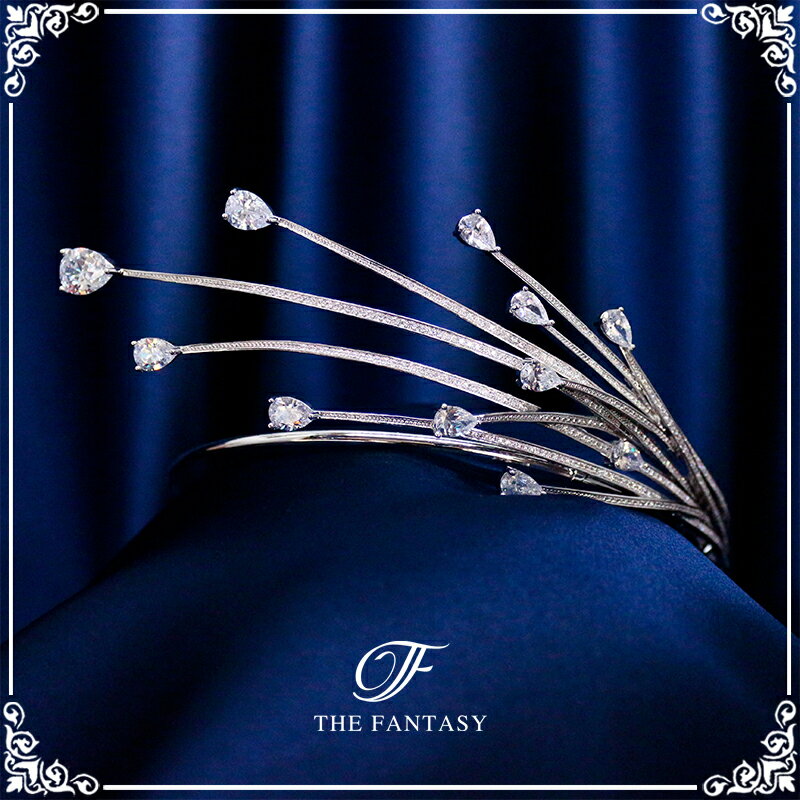 ティアラ 結婚式 ウエディング 披露宴 ブライダル tiara 花嫁 髪飾り 在庫一掃セールプレゼント 贈呈中 ft9244sr