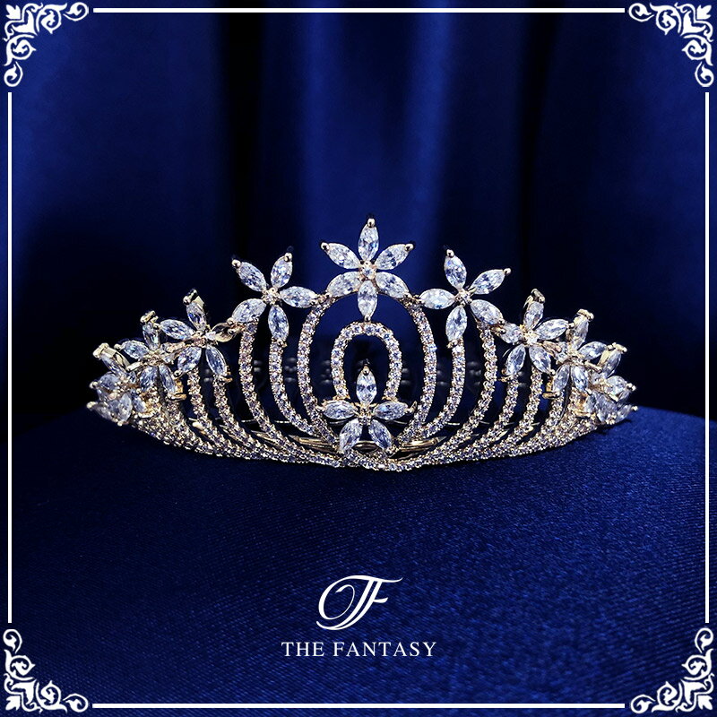 ティアラ 結婚式 ウエディング 披露宴 ブライダル tiara 花嫁 髪飾り 在庫一掃セールプレゼント 贈呈中 ft9251gd