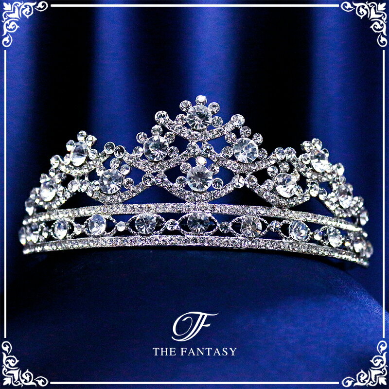 ティアラ 結婚式 ウエディング 披露宴 ブライダル tiara 花嫁 髪飾り 在庫一掃セールプレゼント 贈呈中 fty012sr