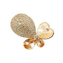 ブローチ フォーマル スワロフスキー 花 パール brooch 在庫一掃セール かわいい タトゥーシール 贈呈中 fx244bngd(4)