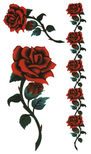 タトゥーシール タトゥーシール バラ 薔薇 hm362【レギュラー】 タトゥーシール タトゥーシール バラ 薔薇 hm362【レギュラー】
