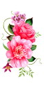 タトゥーシール 花 ymx327 【レギュラー】