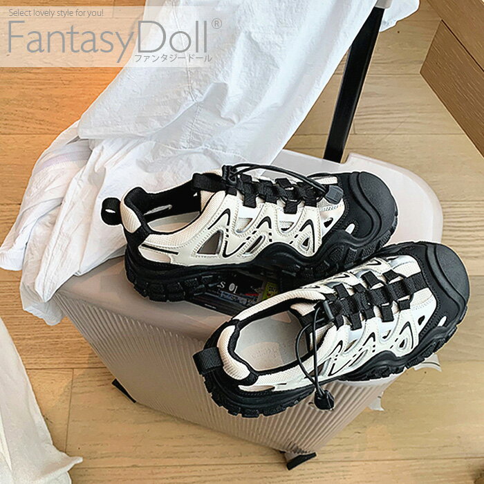 ベストプライス! 送料無料 予約販売ITEM 今年のトレンドを抑えつつも動きやすくて合わせやすさも魅力 選べる2タイプ 4.5cmボリューミーソールデザインナローストラップ付きスニーカーサンダルシューズ靴 選べる5サイズ