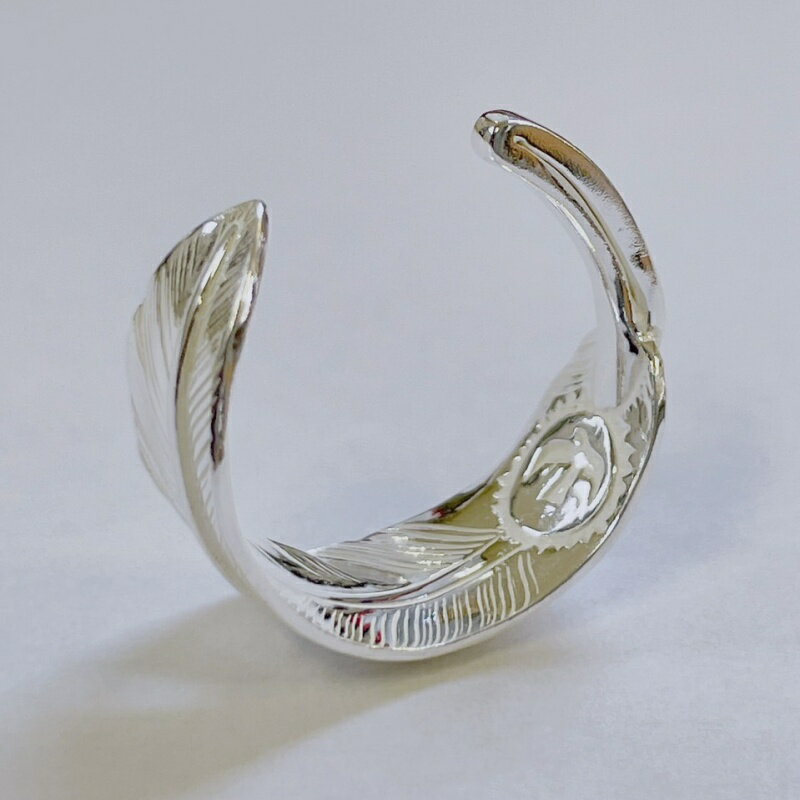 指輪 リング シルバー フェザー ピンキーリング フェザーリング インディアンジュエリー アクセサリー ジュエリー お祝い ギフト プレゼント 贈り物