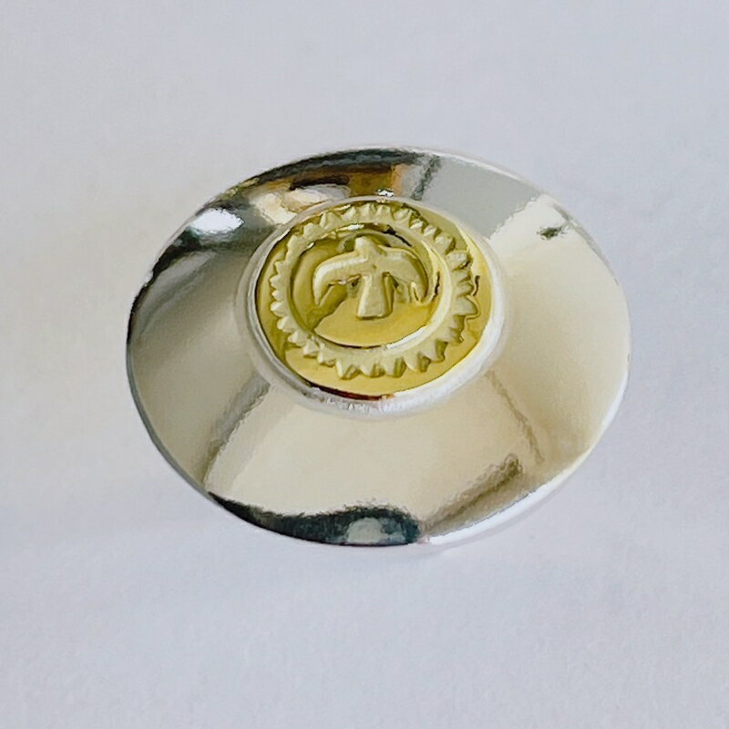 18金 イーグル刻印コンチョ ト イーグル インディアン おしゃれ ギフト プレゼント 贈り物