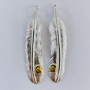 ペンダントトップ シルバー925 フェザー ペンダント メンズ シルバーペンダント シルバーアクセサリー 真鍮メタル