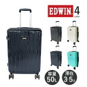 エドウィン ショルダーバッグ メンズ 全4色 EDWIN エドウイン 50L キャリーケース 海外旅行OK 軽量 スーツケース TASロック 旅行用バッグ トラベルバッグ ポリカーボネート メンズ レディース プレゼント ボックス型 スクエア 鞄 プレゼント 大容量