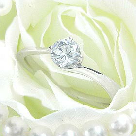 ダイヤモンド婚約指輪 サイズ直し一回無料 0.3ct E VVS1 EXCELLENT H&C カーヴライン4本爪 プラチナ Pt900 婚約指輪（エンゲージリング）