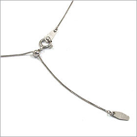 鑑定書付きネックレス ダイヤモンド 0.25ct G VS2 VERY-GOOD ベネチアン プラチナ Pt900/Pt850