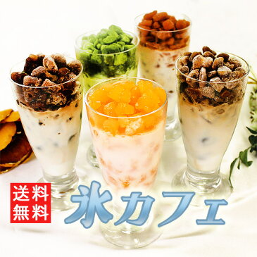 送料無料 プレゼント ギフト スイーツ アイスクリーム 氷カフェ 氷コーヒー アイス 5つの味で選べる5箱20袋 国産 業務用 家庭用