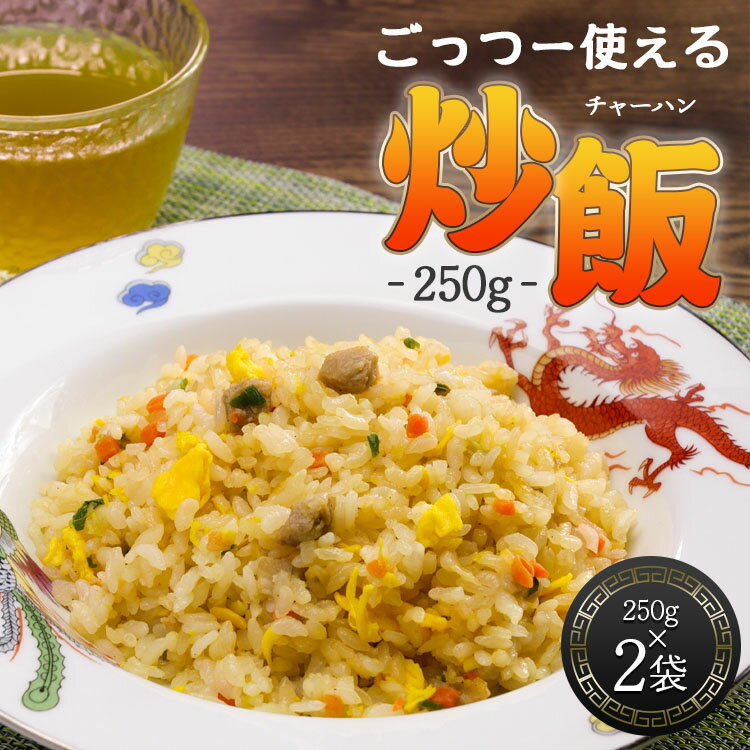 チャーハン 炒飯 冷凍 ごっつー使える炒飯 250g 2袋セット 冷凍食品 お弁当 弁当 食品 食材 おかず 惣菜 業務用 家庭用 レンジ 温めるだけ 一人暮らし ご飯 夜食