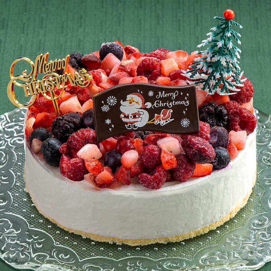 ケーキ プレート クリスマス チョコ プレート エンジョイサンタ サンタ クリスマスケーキ 誕生日 メッセージプレート プリティプレート チョコプレート 飾り 可愛い ホールケーキ 食べ物