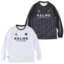 KELME ケルメ ケレメ ジュニアロンプラシャツ「フットサル ジュニアロングプラクティスシャツ」(k24f152j)【フットサル プラシャツ 用品】
