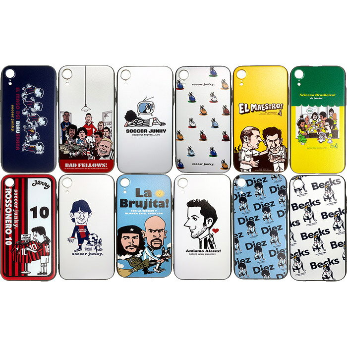 サッカージャンキー スマホケース メンズ Soccerjunky/サッカージャンキー iPhoneXRケース「Soccerjunky/サッカージャンキー iPhoneXR haimenケースその2(デザイン12種)」【サッカーグッズ/モバイルケース/フットサル】