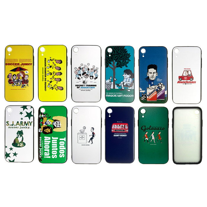 Soccerjunky/サッカージャンキー iPhoneXRケース「Soccerjunky/サッカージャンキー iPhoneXR haimenケースその3(デザイン11種)」【サッカーグッズ/モバイルケース/フットサル】