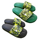 ClaudioPandiani/SoccerJunky(サッカージャンキー) サンダル「フットサル vintage batik シャワーサンダル」(cp25a27)【フットサル サッカー シャワーサンダル 用品】