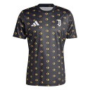 ユベントス トレーニングシャツ「Adidas/アディダス ユベントス 24/25 プレマッチシャツ」(is5789)【サッカー シャツ ウェア 用品】
