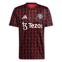 マンチェスターUTD トレーニングシャツ「Adidas/アディダス マンチェスターユナイテッド 24/25 プレマッチシャツ」(it1996)【サッカー シャツ...