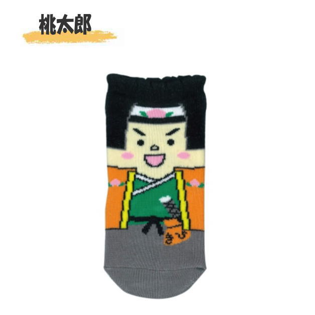 CREW SOCKS BABY　おえかきさんソックス　おえかきくつした　靴下　ベビーソックス　オクタニコーポレーション　キッズソックス　クルー丈　ベイビーソックス　ギフト　桃太郎　金太郎　姫　おすもうさん　プレゼント　10-13cm 2