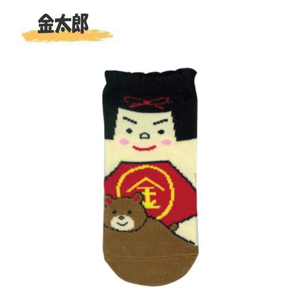 CREW SOCKS BABY　おえかきさんソックス　おえかきくつした　靴下　ベビーソックス　オクタニコーポレーション　キッズソックス　クルー丈　ベイビーソックス　ギフト　桃太郎　金太郎　姫　おすもうさん　プレゼント　10-13cm 3